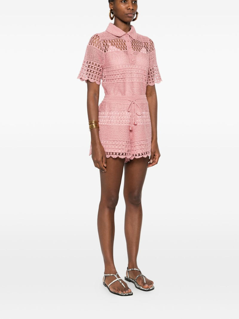 Zimmermann Pink Shorts Glam Steals