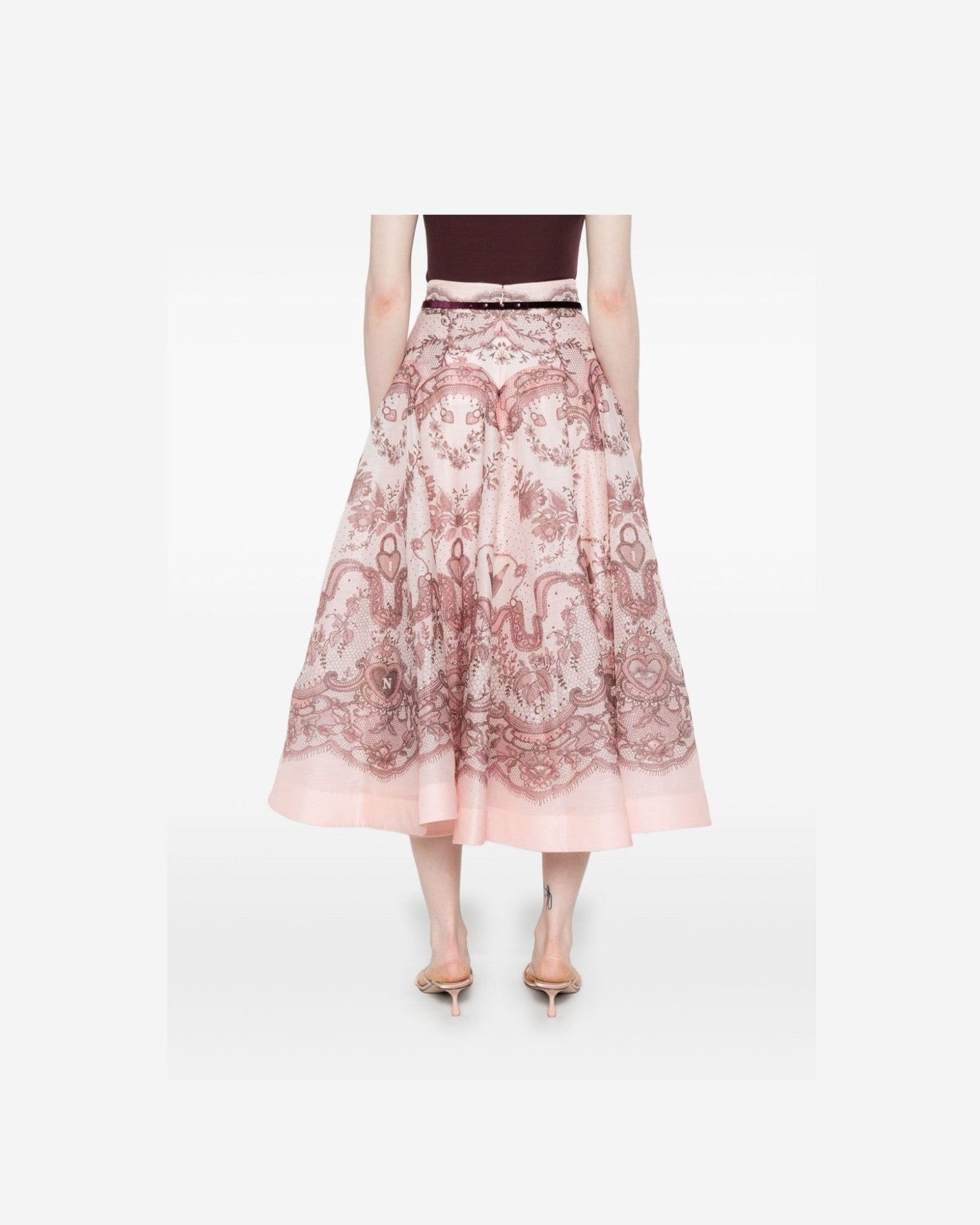 Zimmermann Pink Skirt Glam Steals