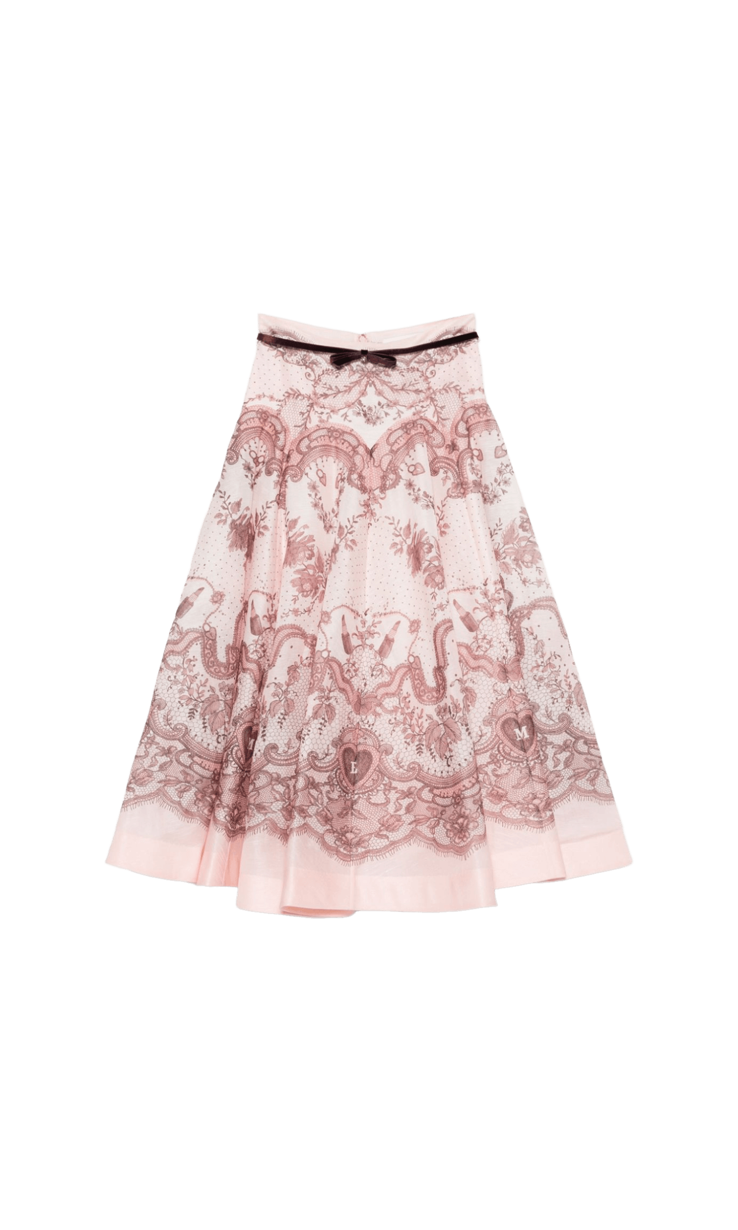 Zimmermann Pink Skirt Glam Steals