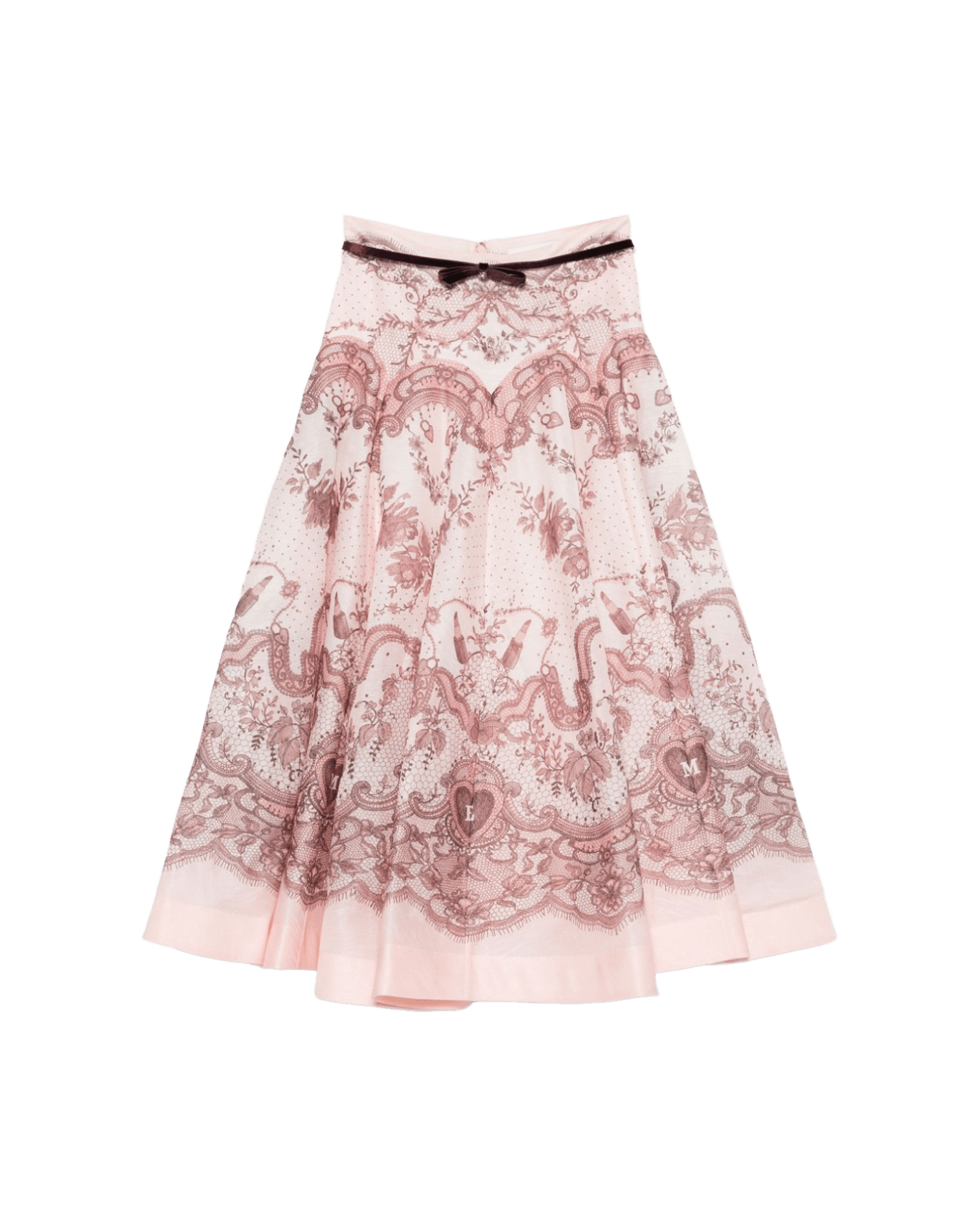 Zimmermann Pink Skirt Glam Steals