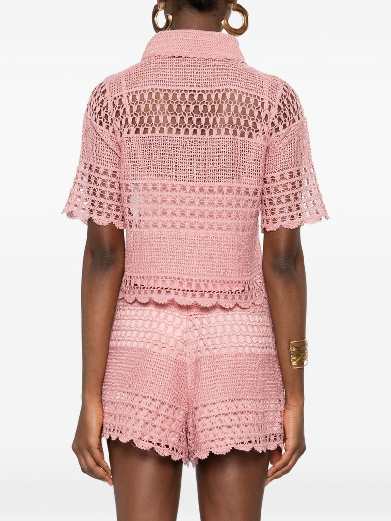Zimmermann Pink Top Glam Steals