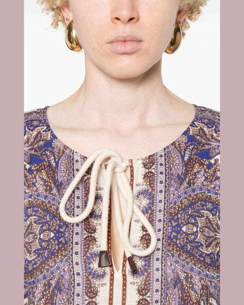 Zimmermann Purple Dress Dresses