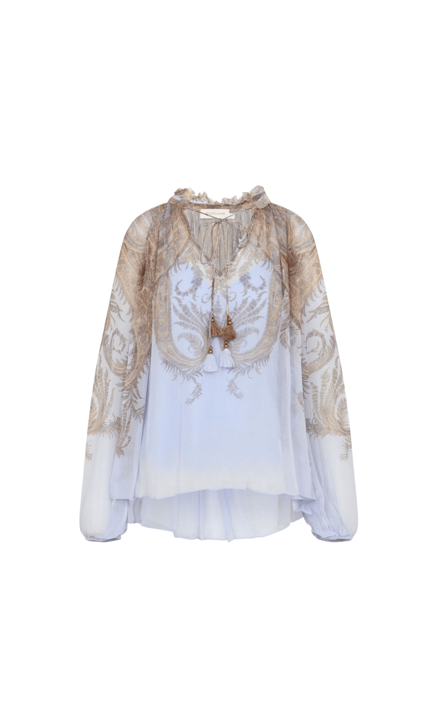Zimmermann Shirt Lilac Glam Steals