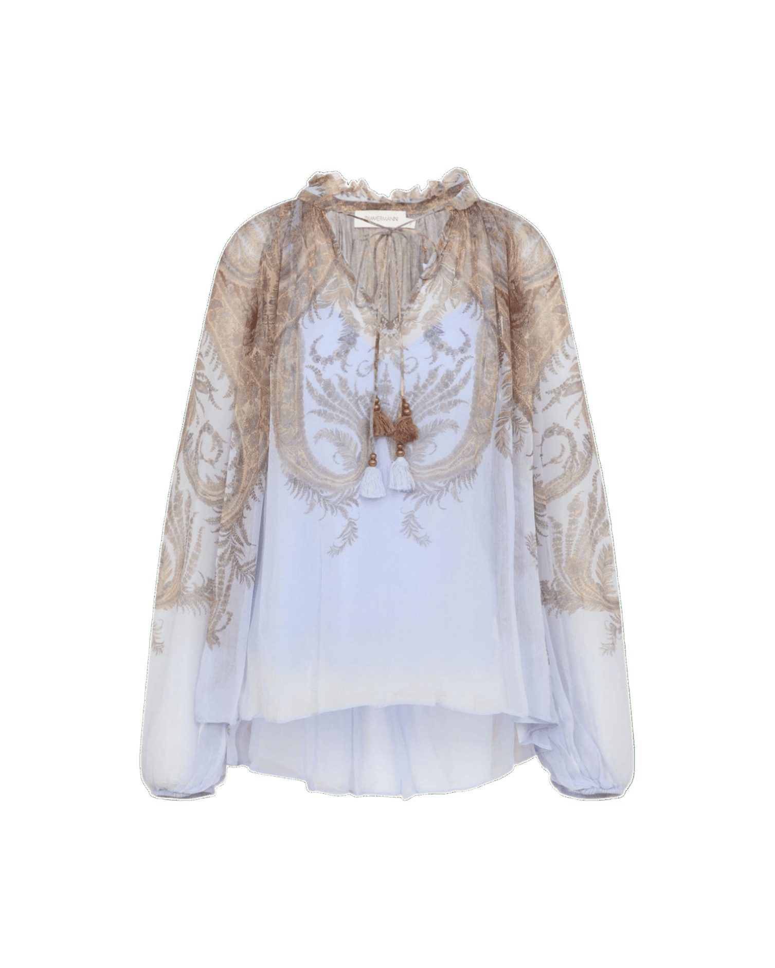 Zimmermann Shirt Lilac Glam Steals