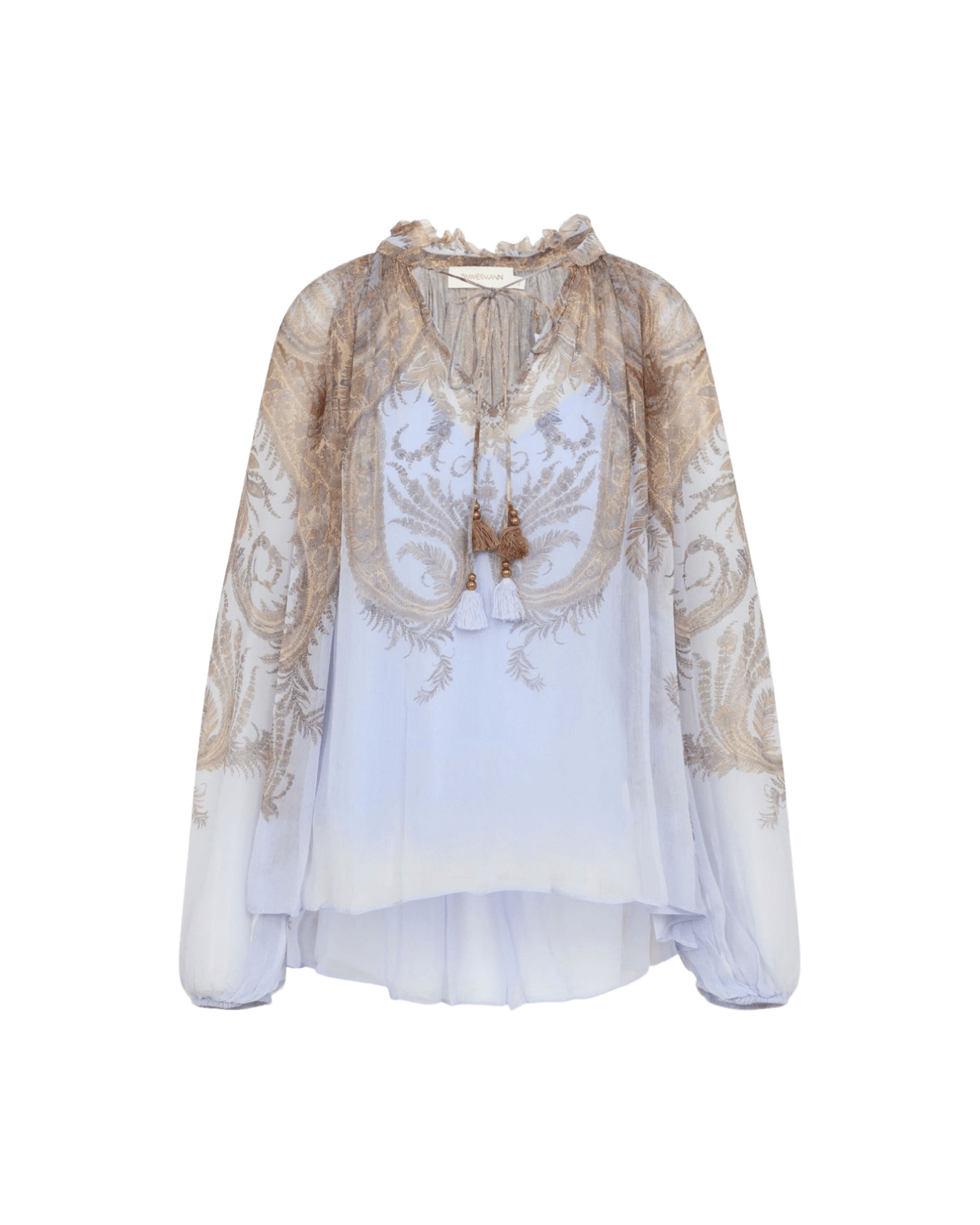Zimmermann Shirt Lilac Glam Steals