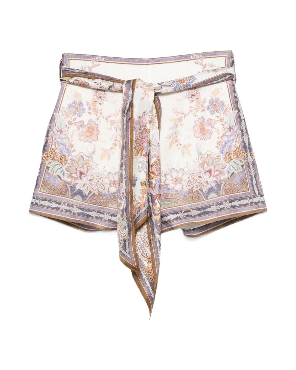 Zimmermann Luna Linen Shorts Glam Steals