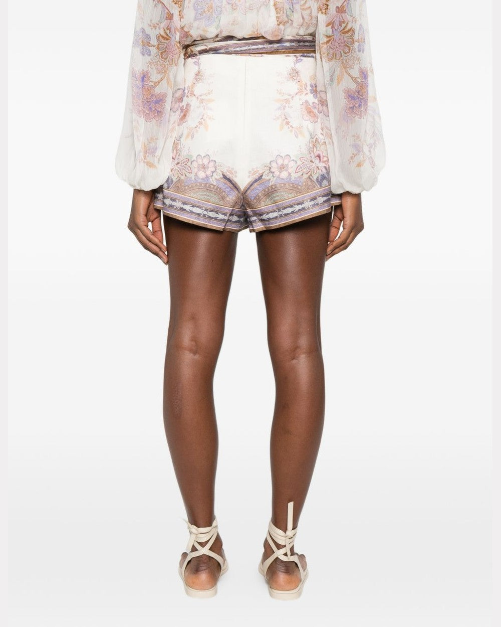 Zimmermann Luna Linen Shorts Glam Steals