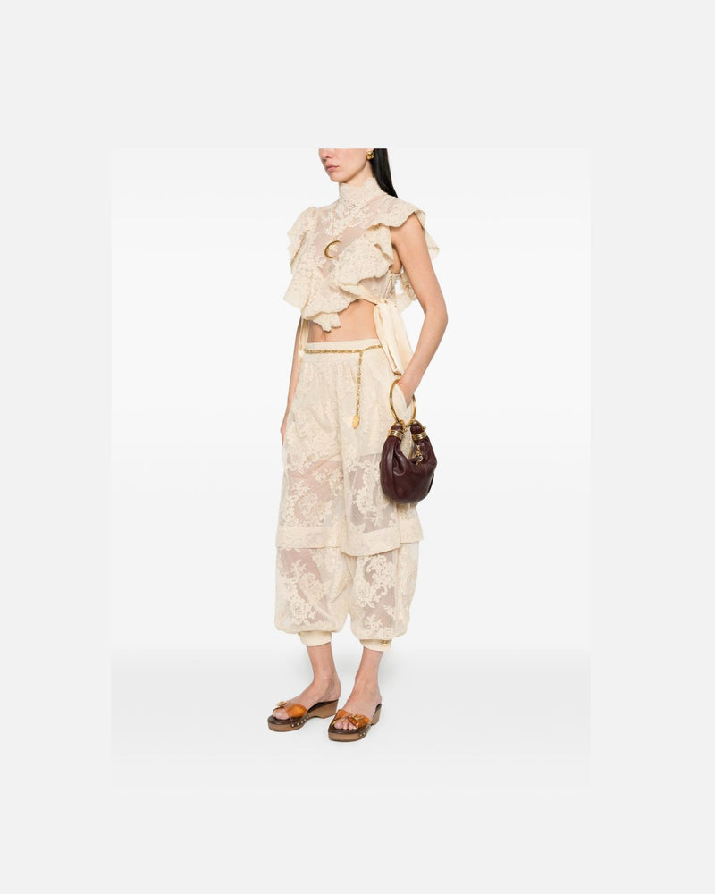 Zimmermann Trouser Ecru Trousers