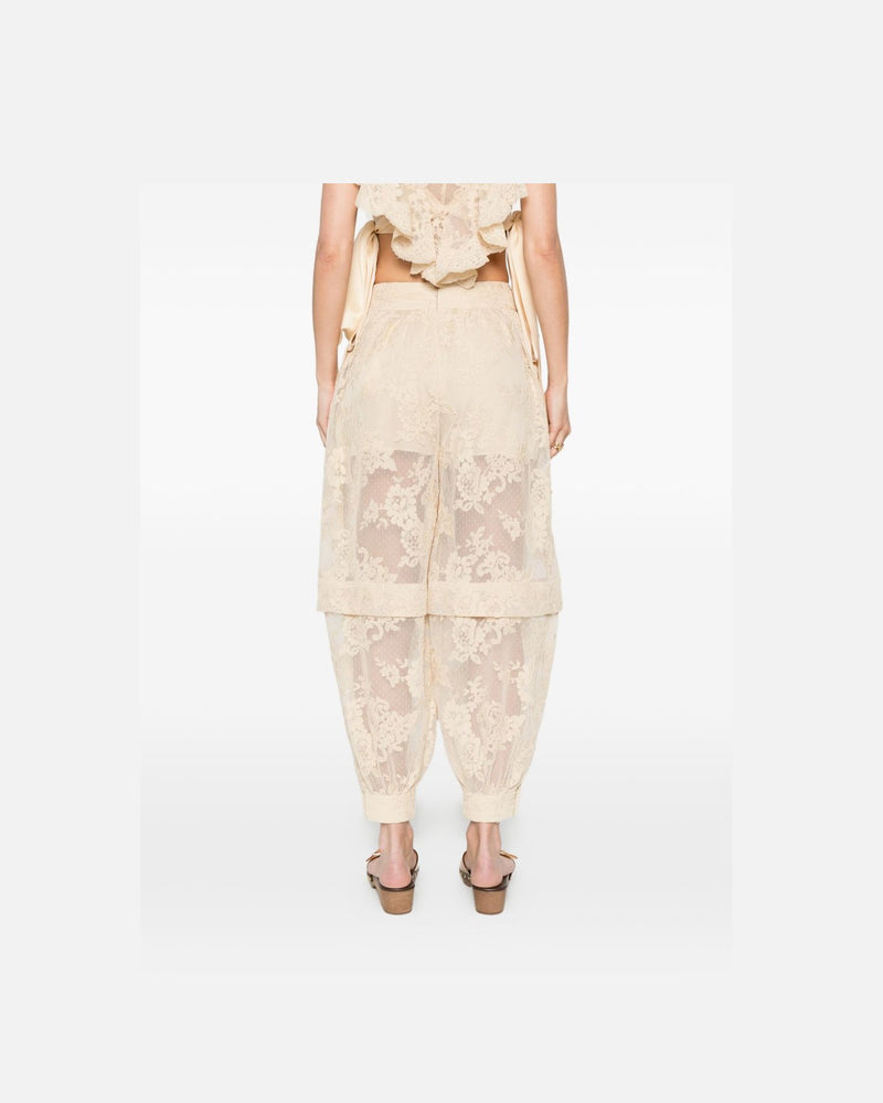 Zimmermann Trouser Ecru Trousers