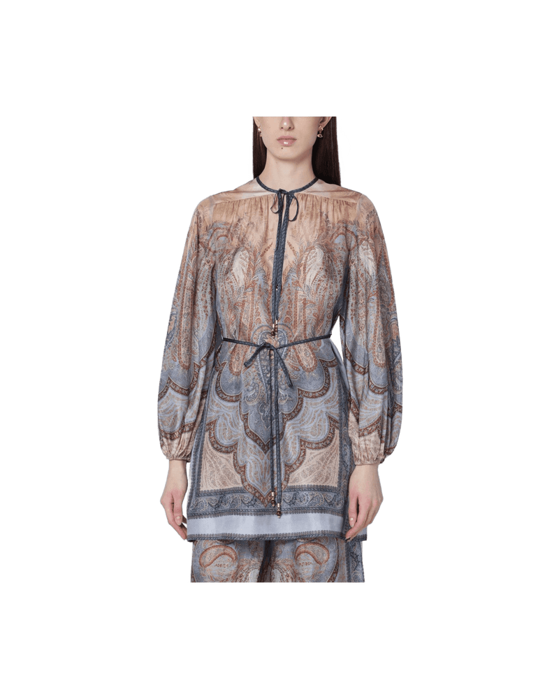 Zimmermann Wanderlust Blouse with Tapestry Print Glam Steals
