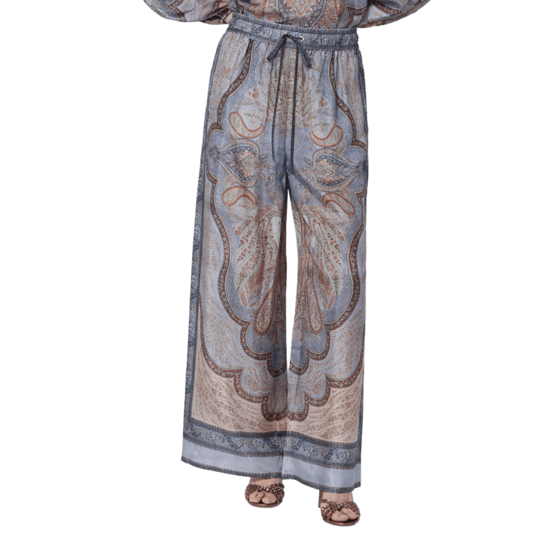 Zimmermann Wanderlust Trouser with Tapestry Print Glam Steals