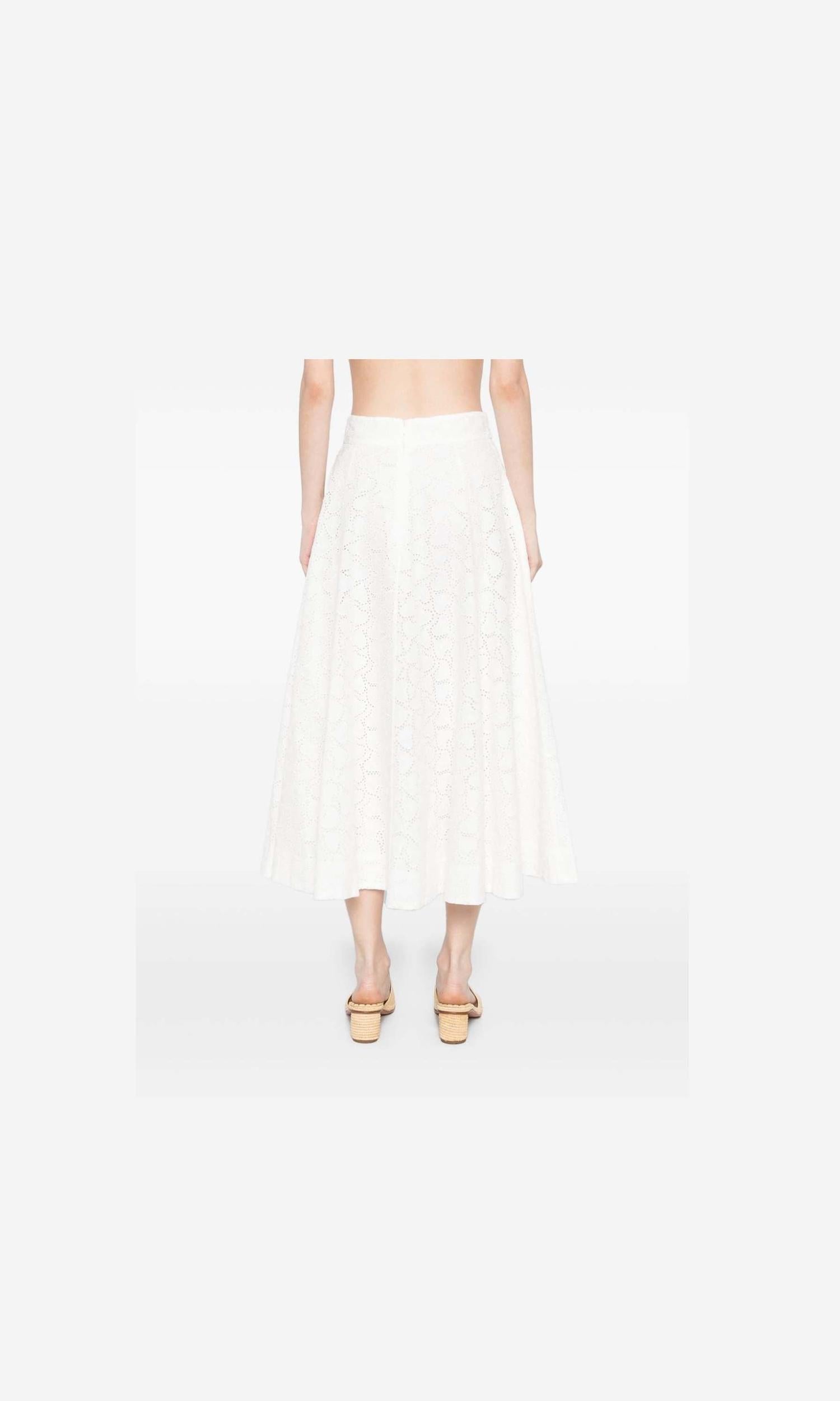 Zimmermann White Skirt Glam Steals
