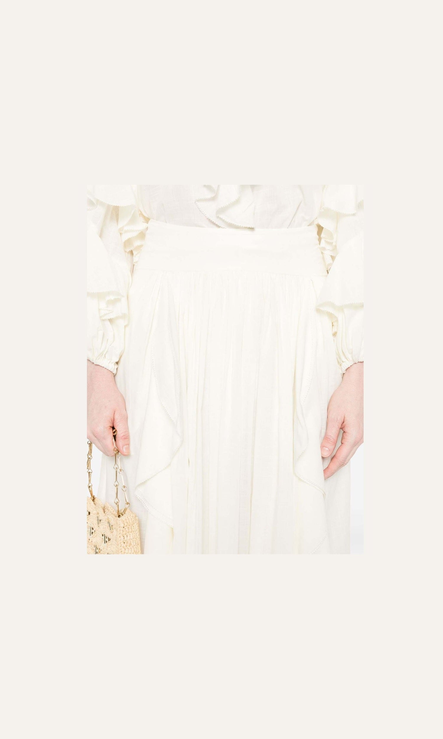 Zimmermann White Skirt Glam Steals