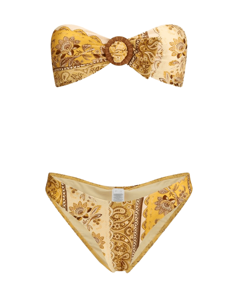 Zimmermann Yellow Lycra Bikini Glam Steals