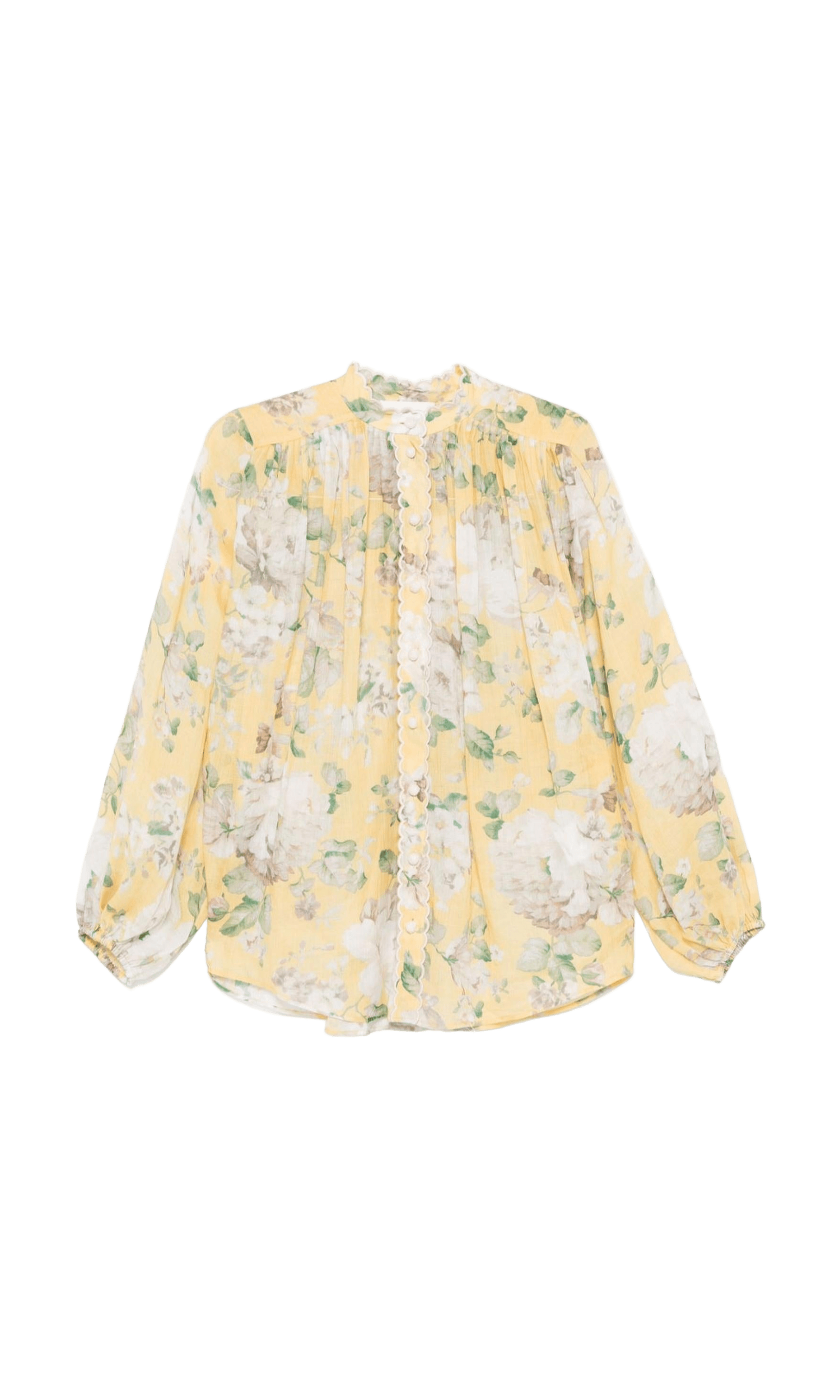 Zimmermann Yellow Shirt Glam Steals