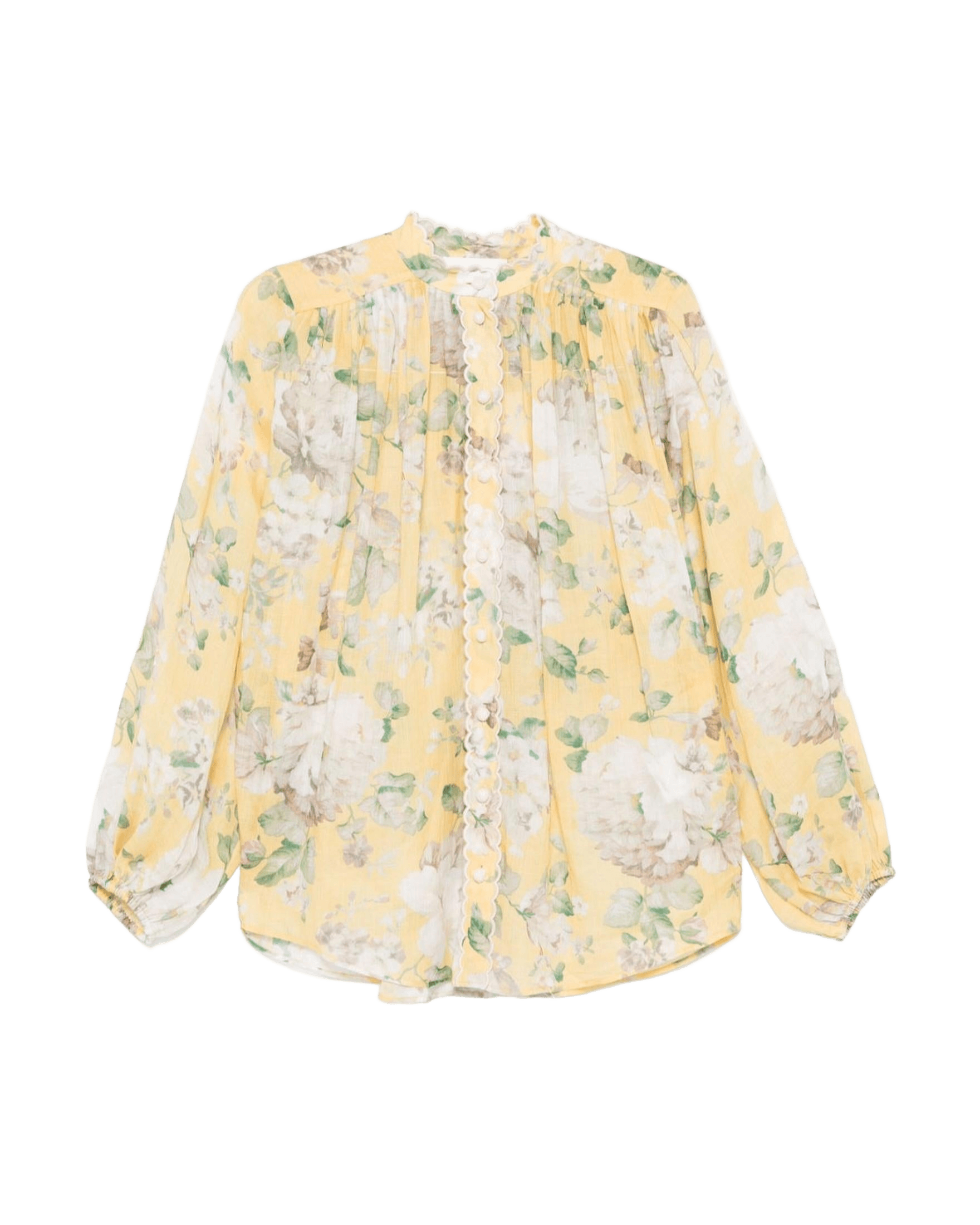 Zimmermann Yellow Shirt Glam Steals