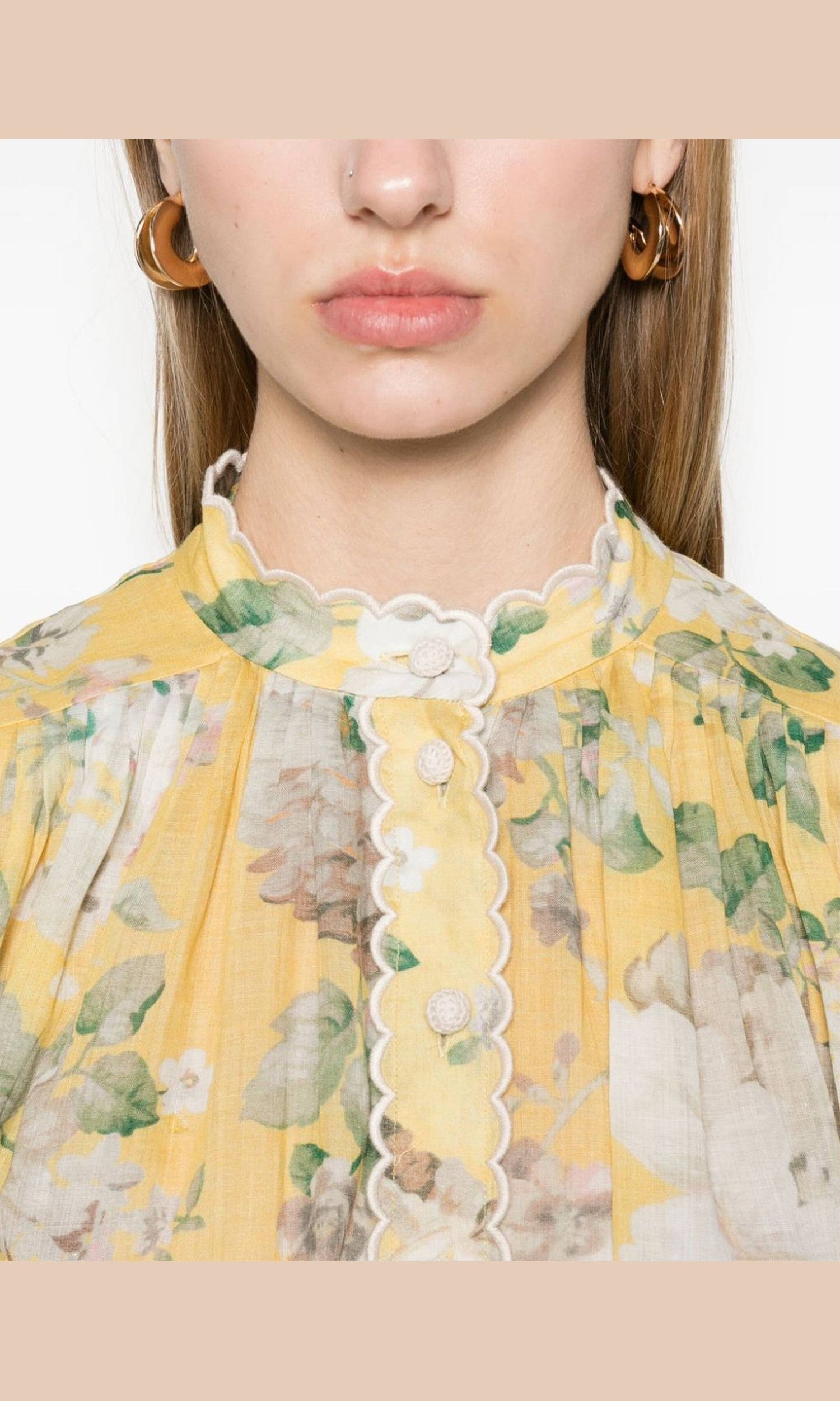 Zimmermann Yellow Shirt Glam Steals