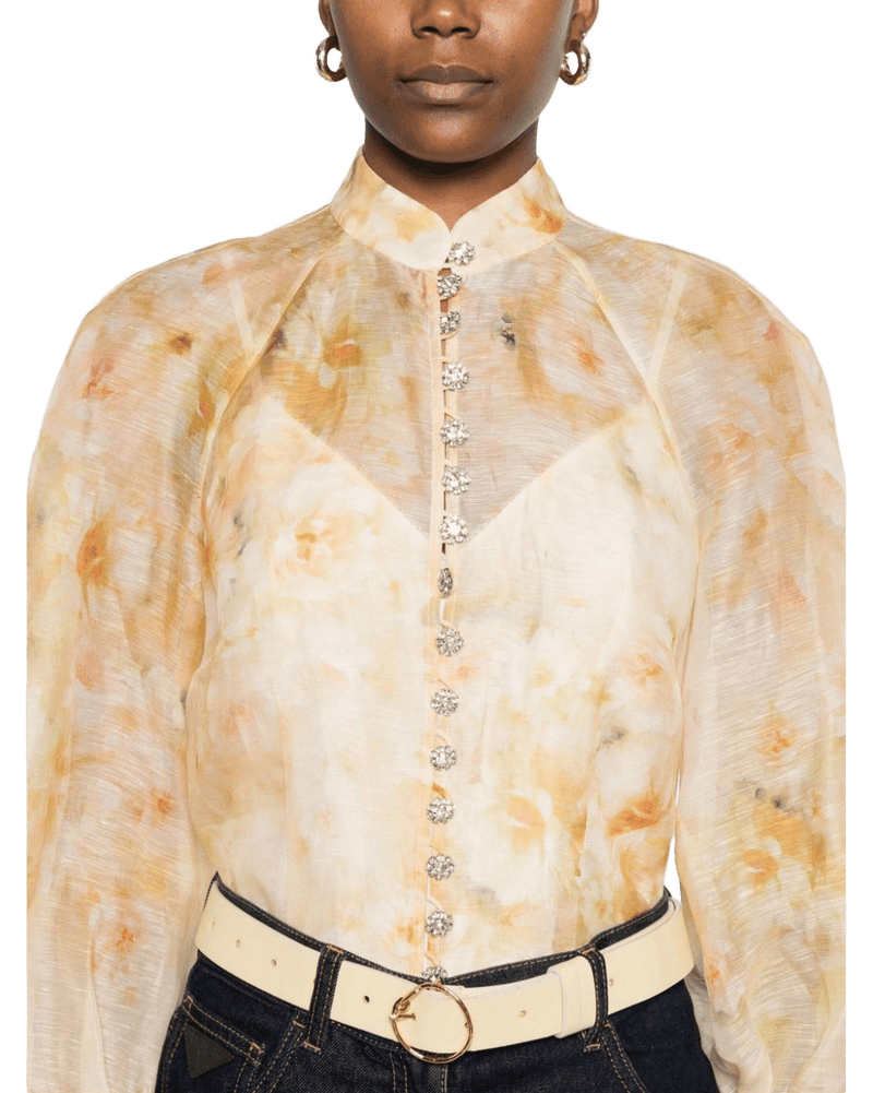Zimmermann Yellow Shirt Glam Steals