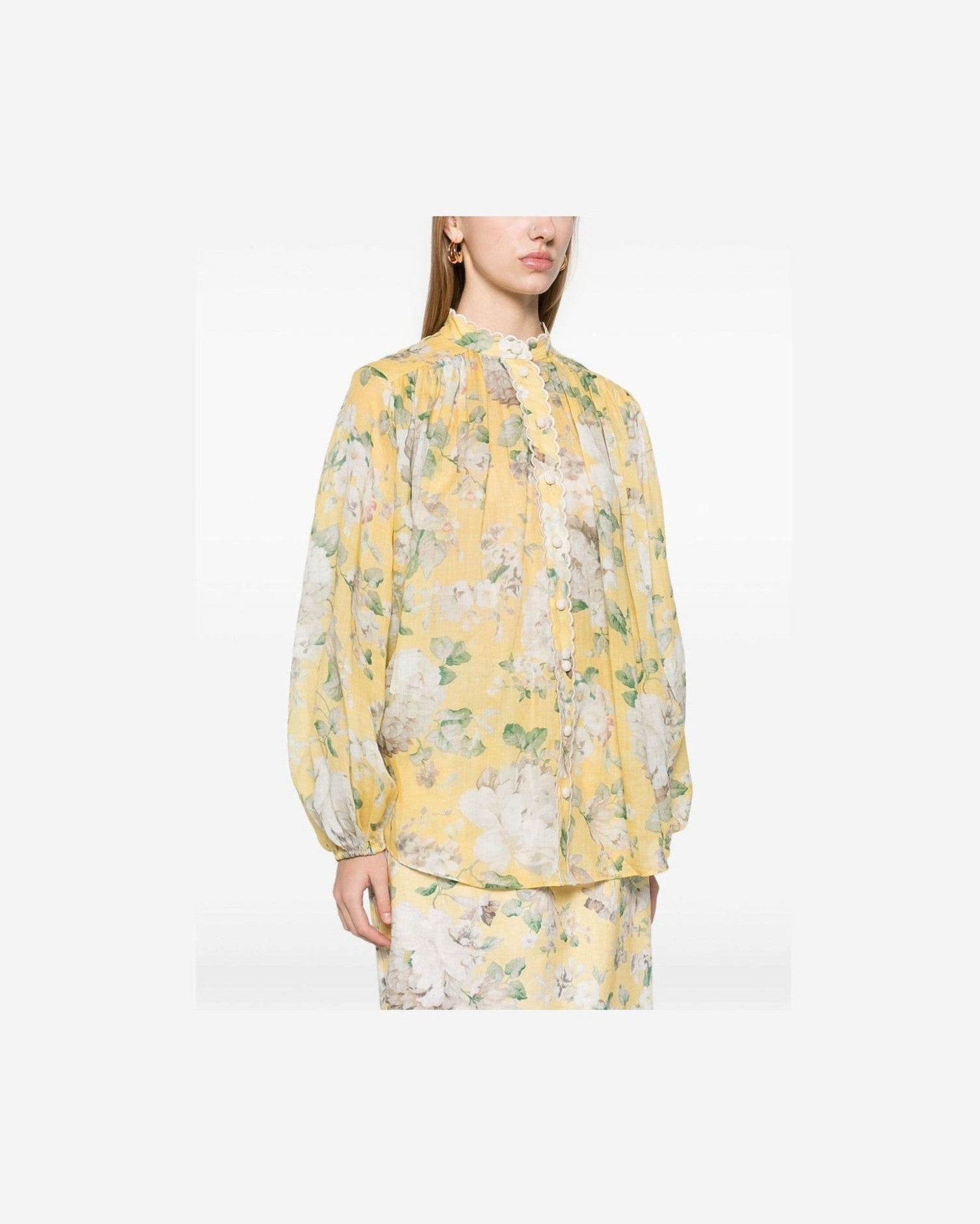 Zimmermann Yellow Shirt Glam Steals