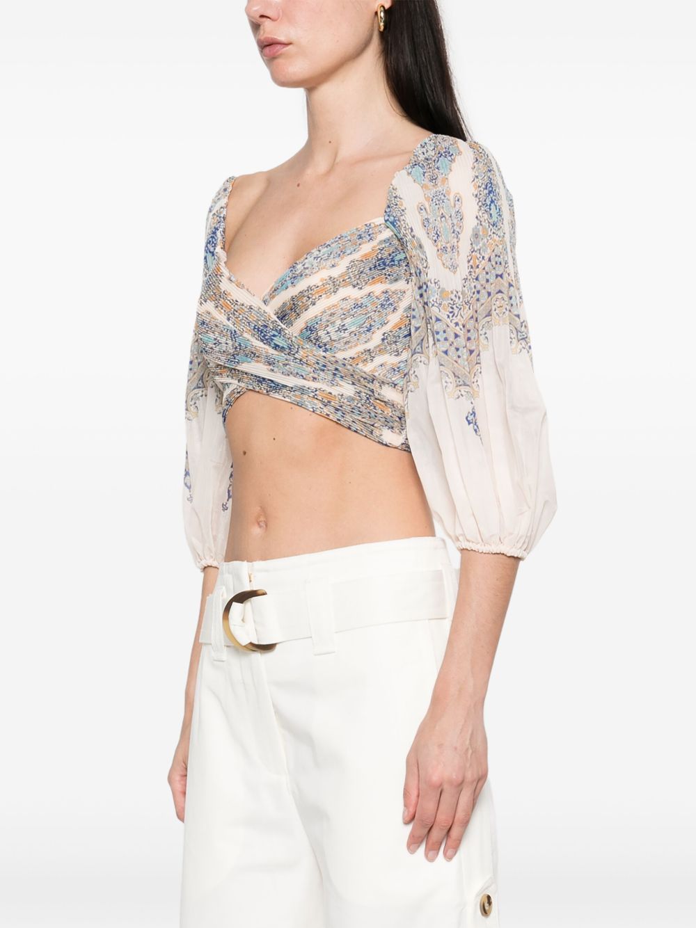 Zimmermann Zimmerman Pleated Design Top Glam Steals