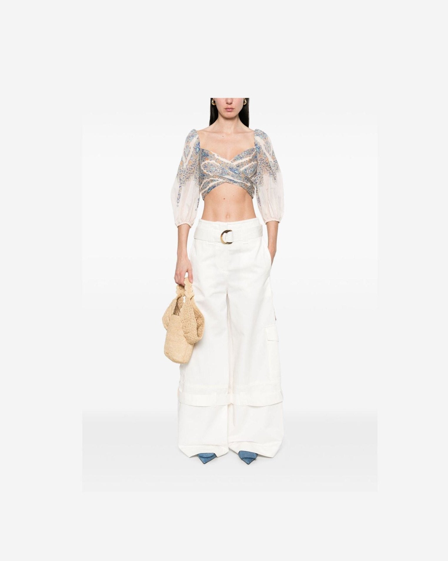 Zimmermann Zimmerman Pleated Design Top Blouses