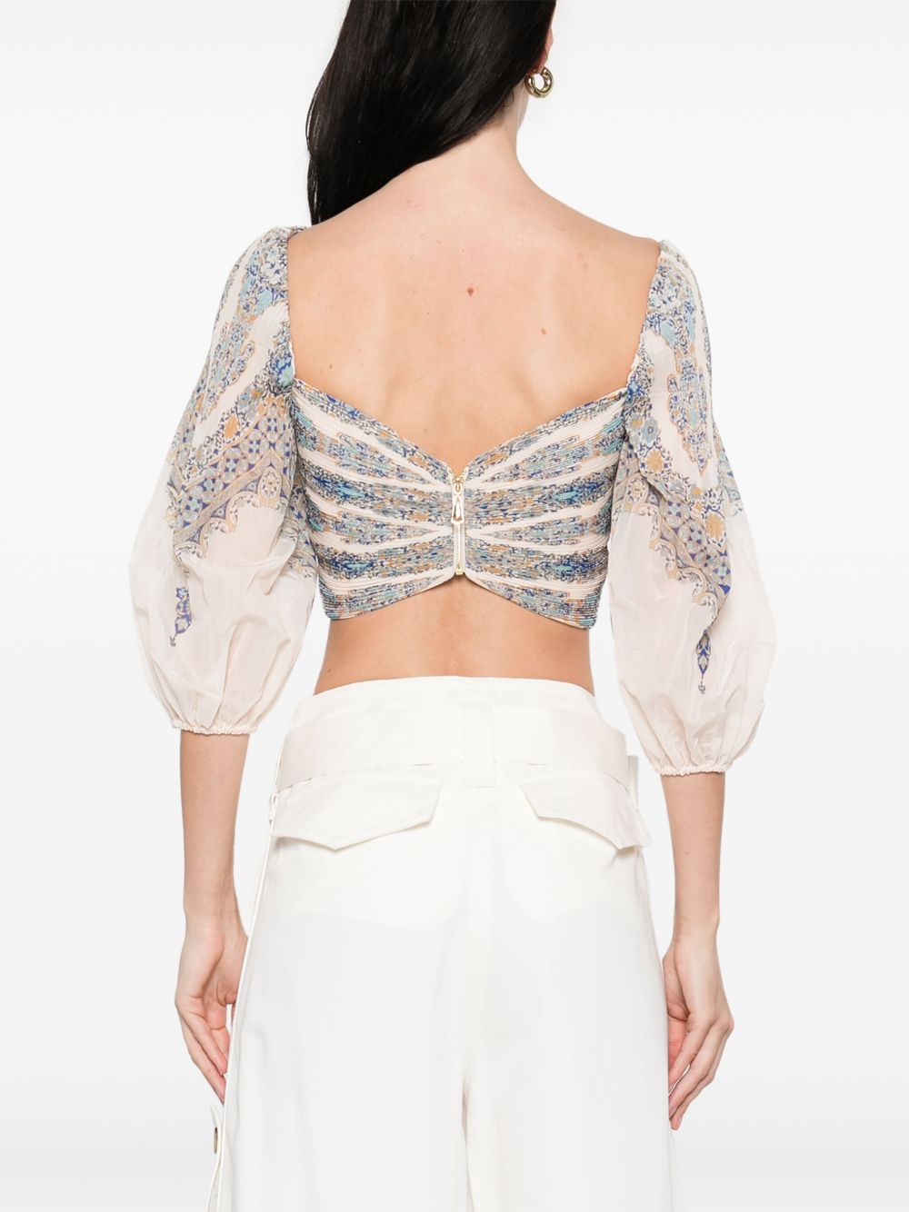 Zimmermann Zimmerman Pleated Design Top Glam Steals
