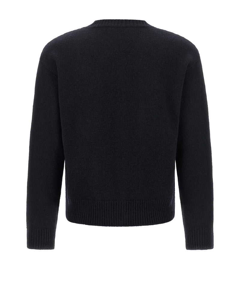 A.P.C. Cardigan in navy, Wool — view 2