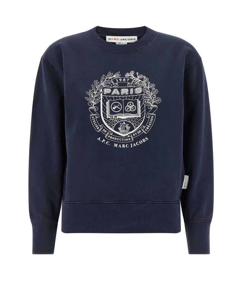 A.P.C. Sweatshirt in blue, Cotton
