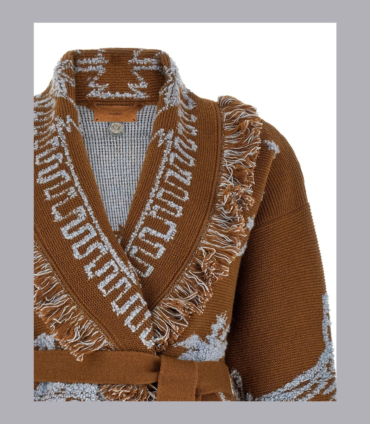 Alanui Cardigan in brown, Cashmere — view 3