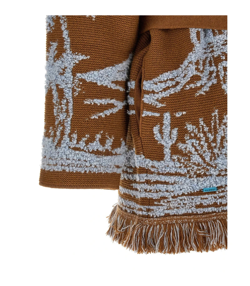 Alanui Cardigan in brown, Cashmere — view 4