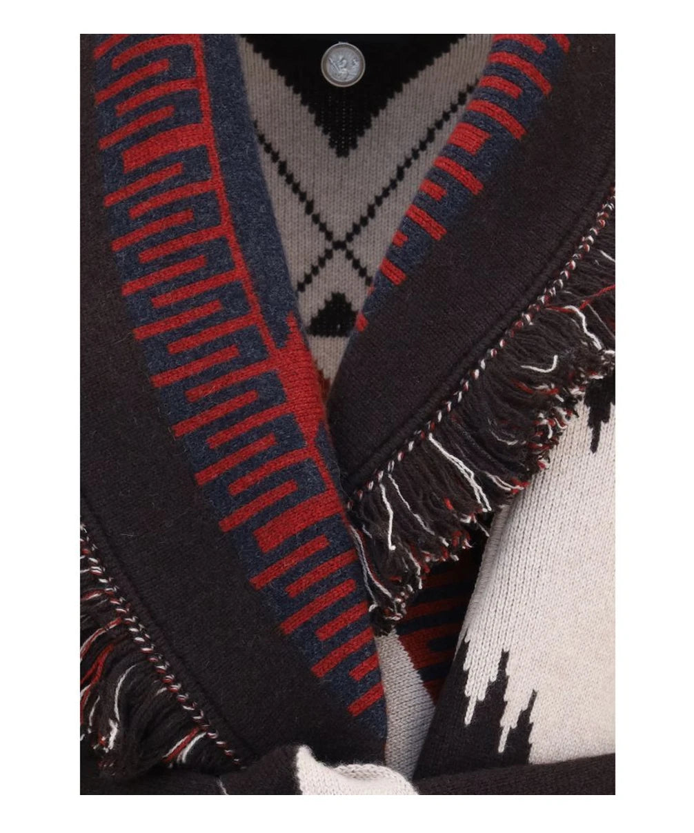 Alanui Cardigan in multicolor, Kashmir — view 3