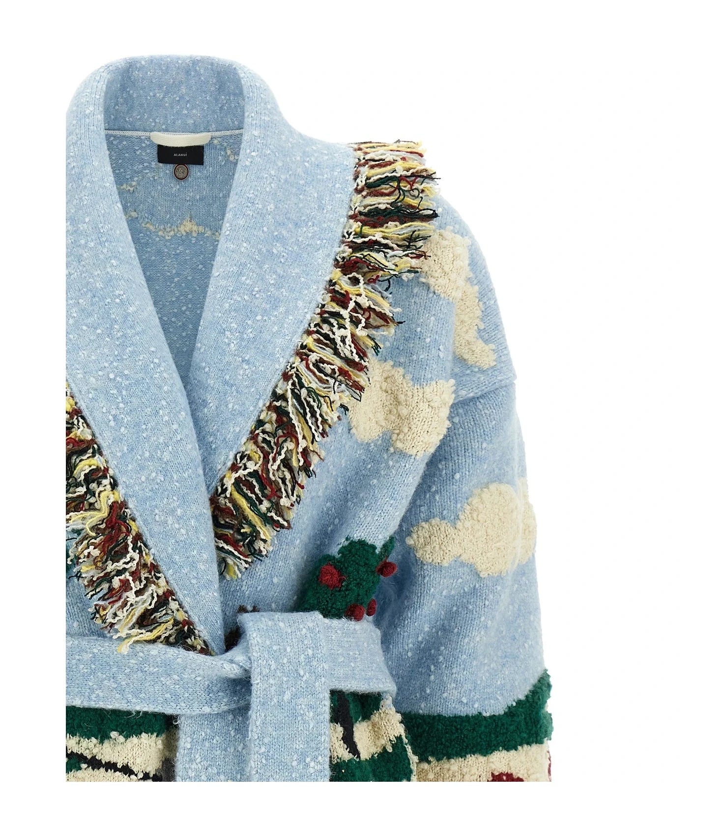 Alanui Cardigan in multicolor, Virgin Wool — view 3