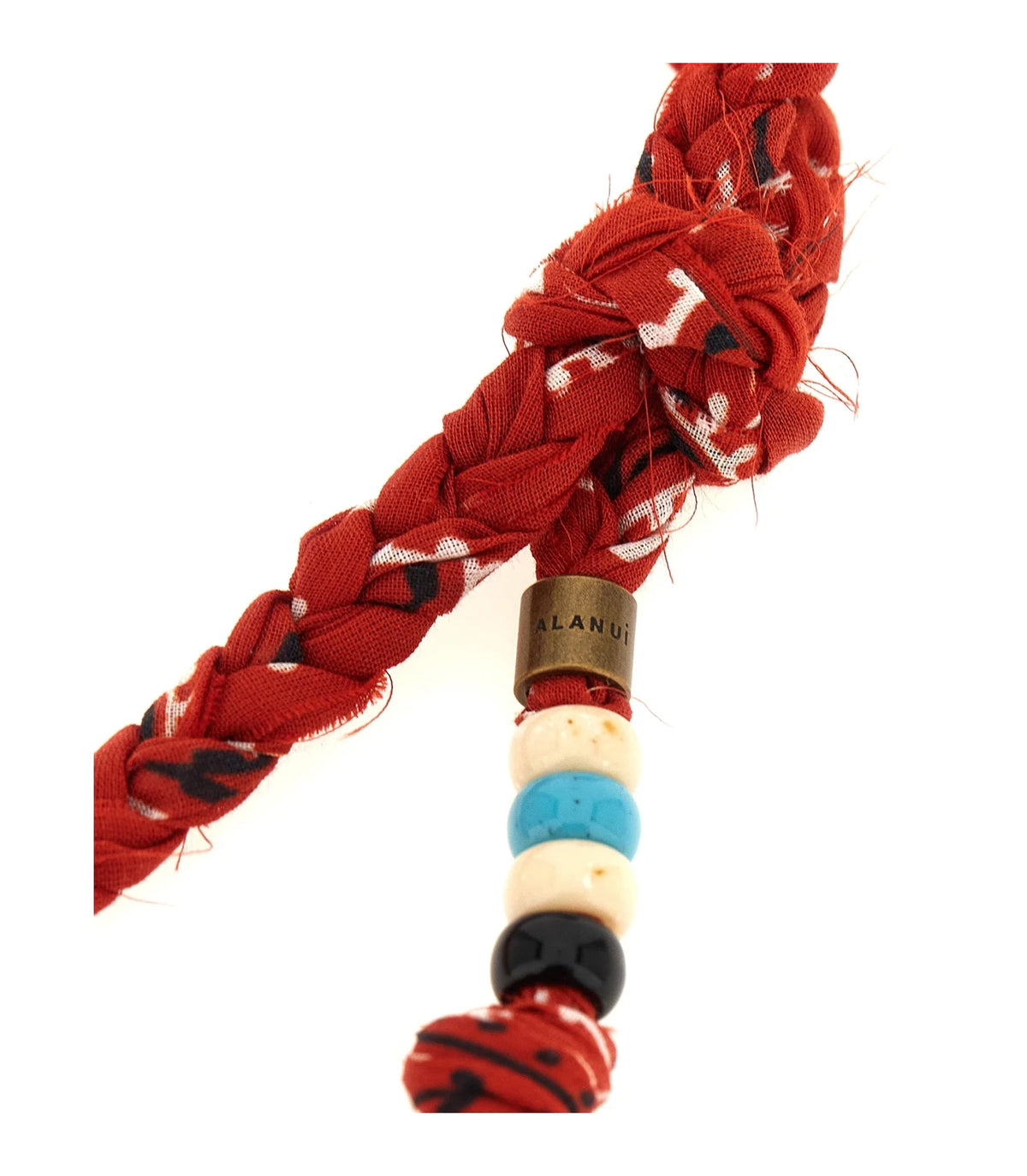 Alanui Necklace in red, Cotton — view 2