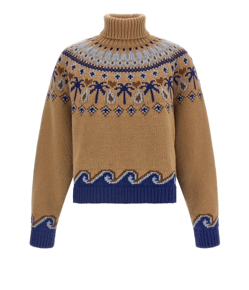 Alanui Sweater in beige, Virgin Wool