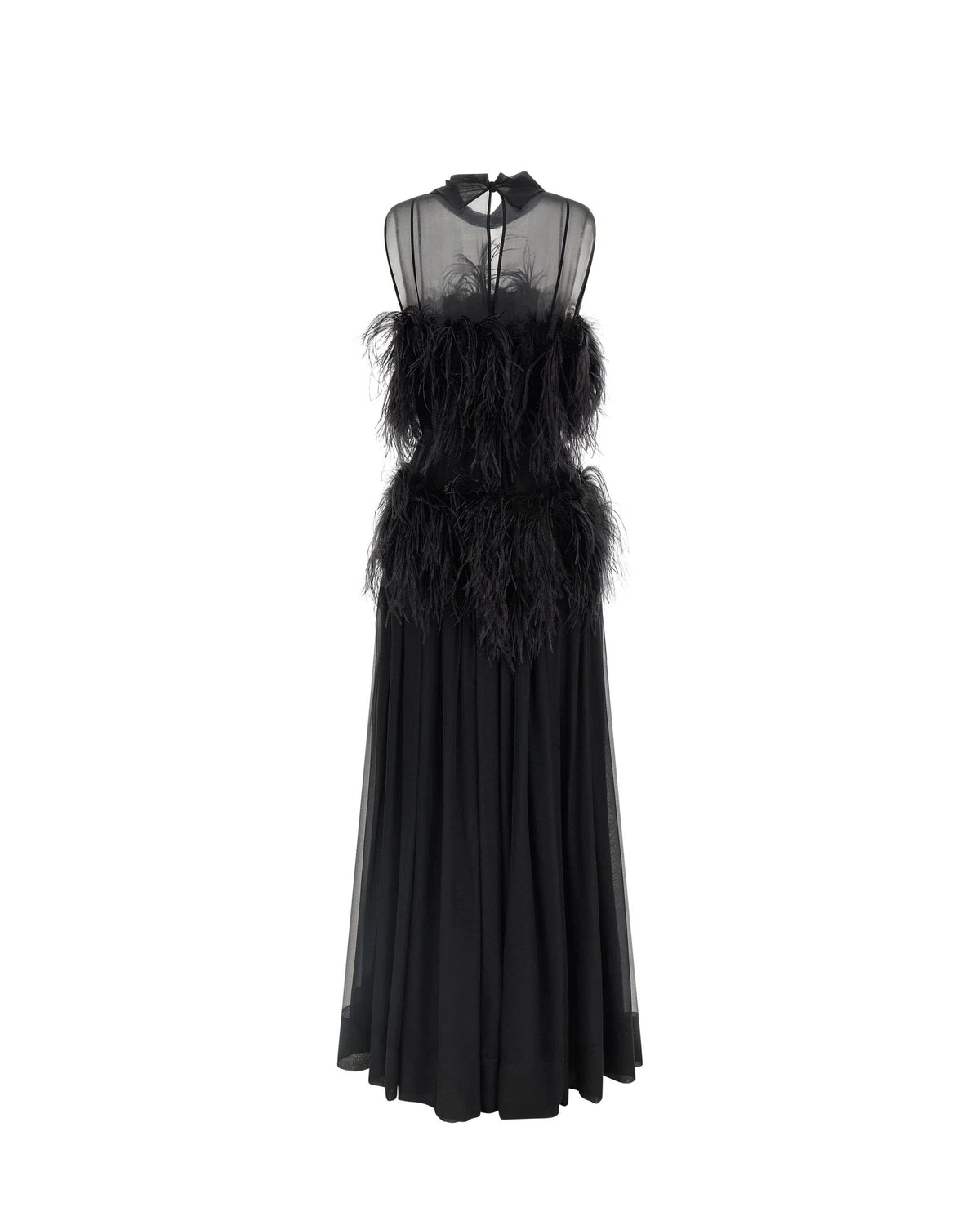 Alberta Ferretti Dresse in black, Silk — view 2