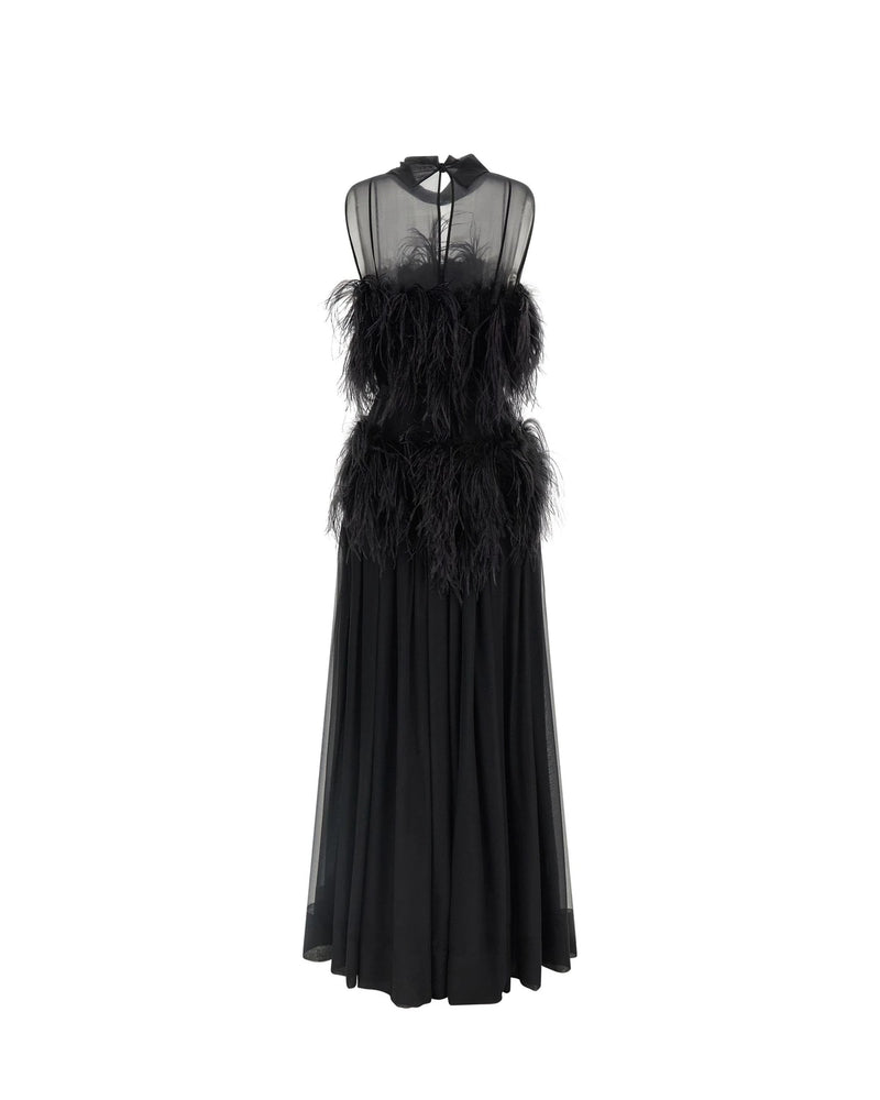 Alberta Ferretti Dresse in black, Silk — view 2