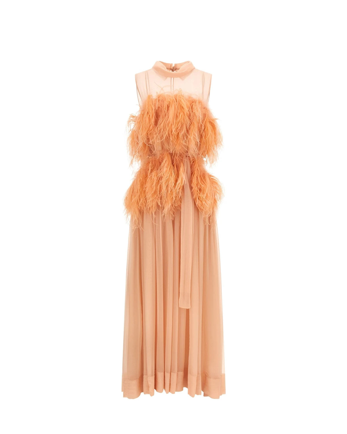 Alberta Ferretti Dresse in orange, Silk