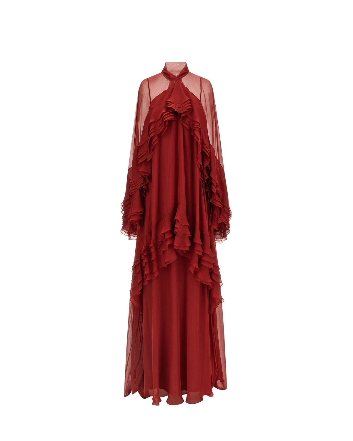 Alberta Ferretti Dresse in red, Silk