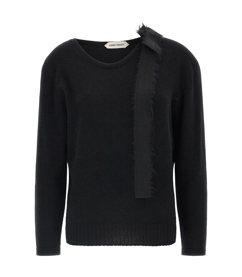 Alberta Ferretti Sweater in black, Cashmere