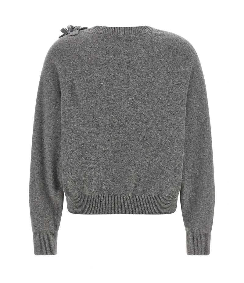 Alberta Ferretti Sweater in gray, Virgin Wool — view 2