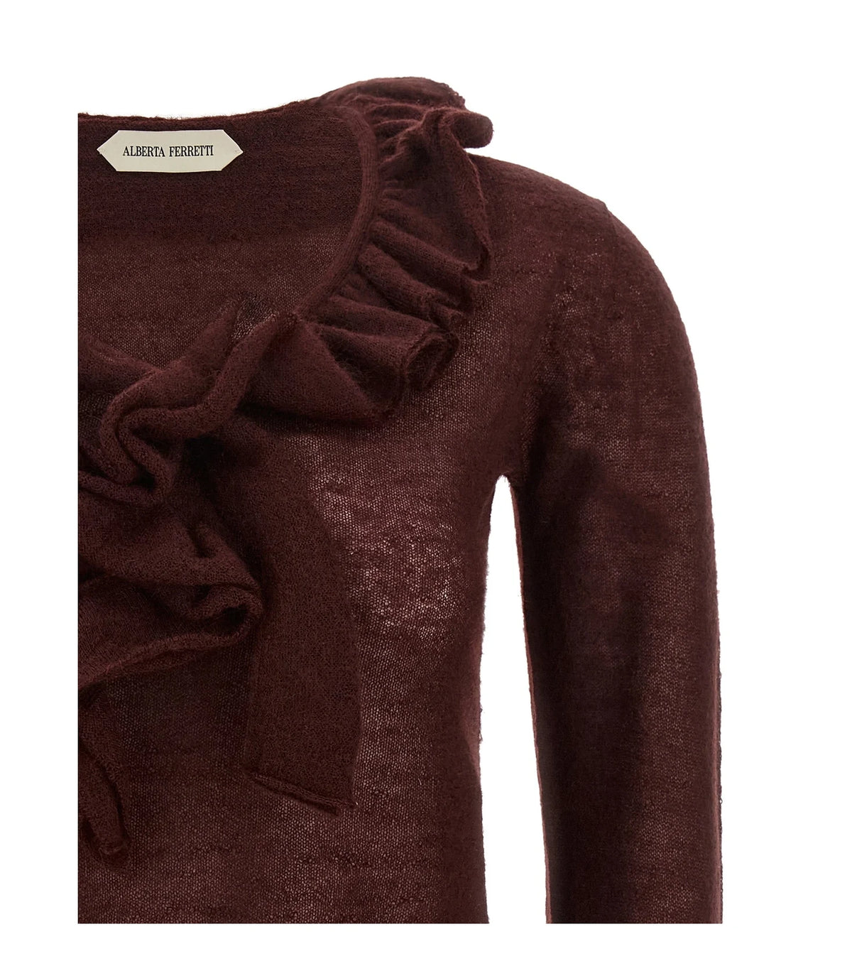 Alberta Ferretti Sweater in red — view 3
