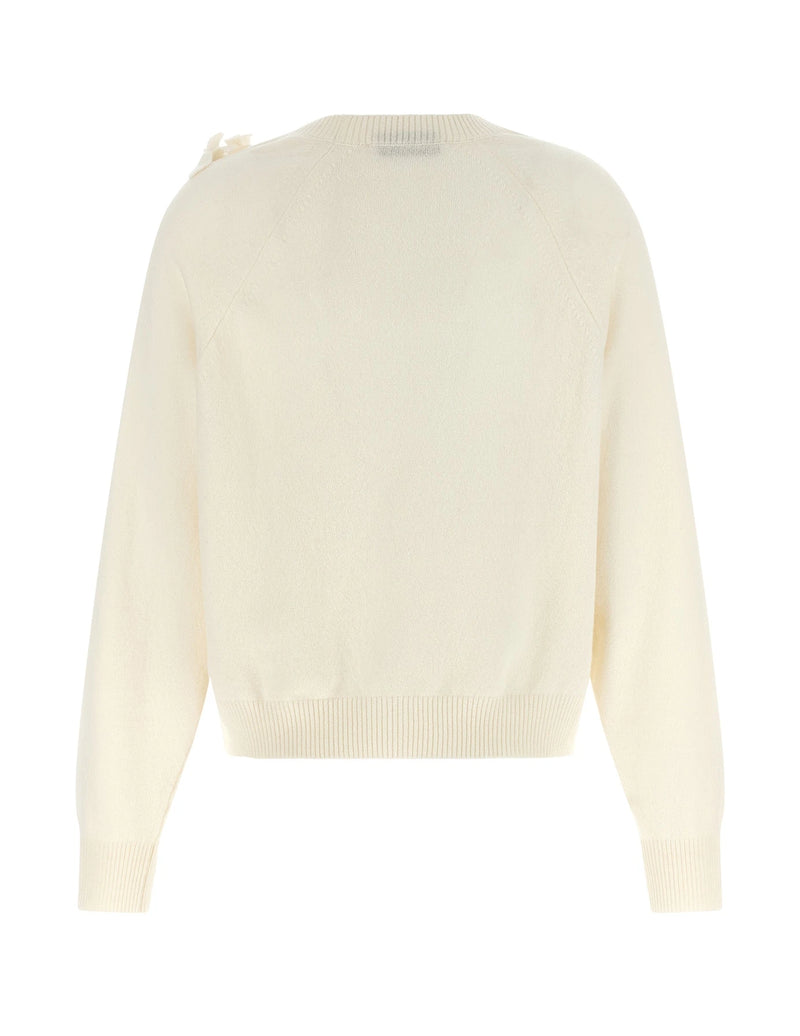 Alberta Ferretti Sweater in white, Virgin Wool — view 2