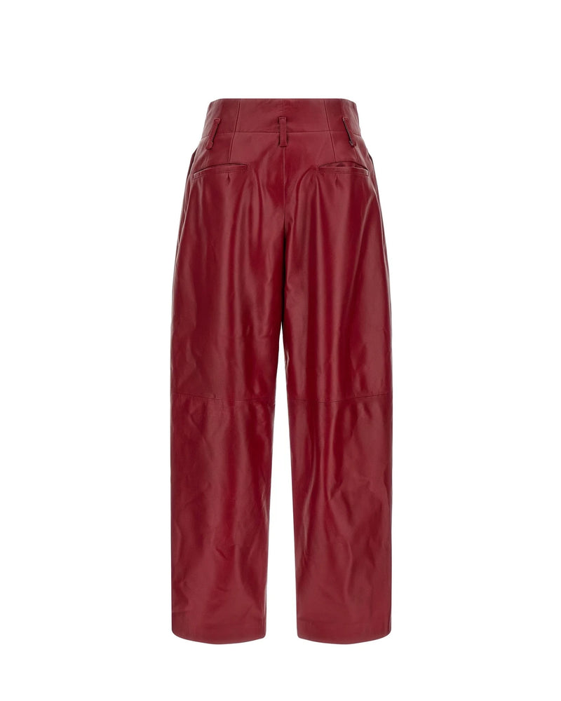 Alberta Ferretti Trouser in red, Polyester — view 2