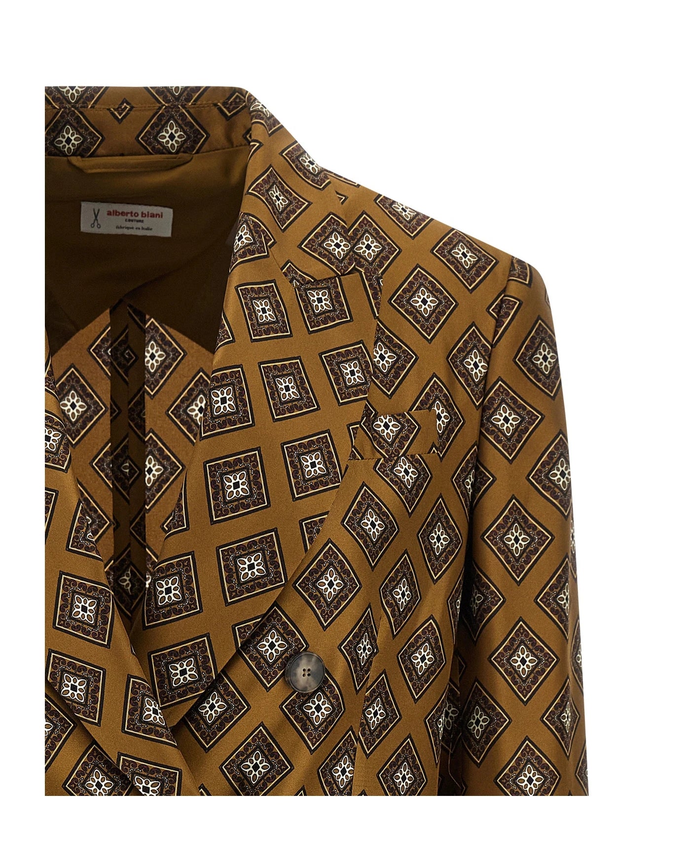 Alberto Biani Blazer in brown, Silk — view 3