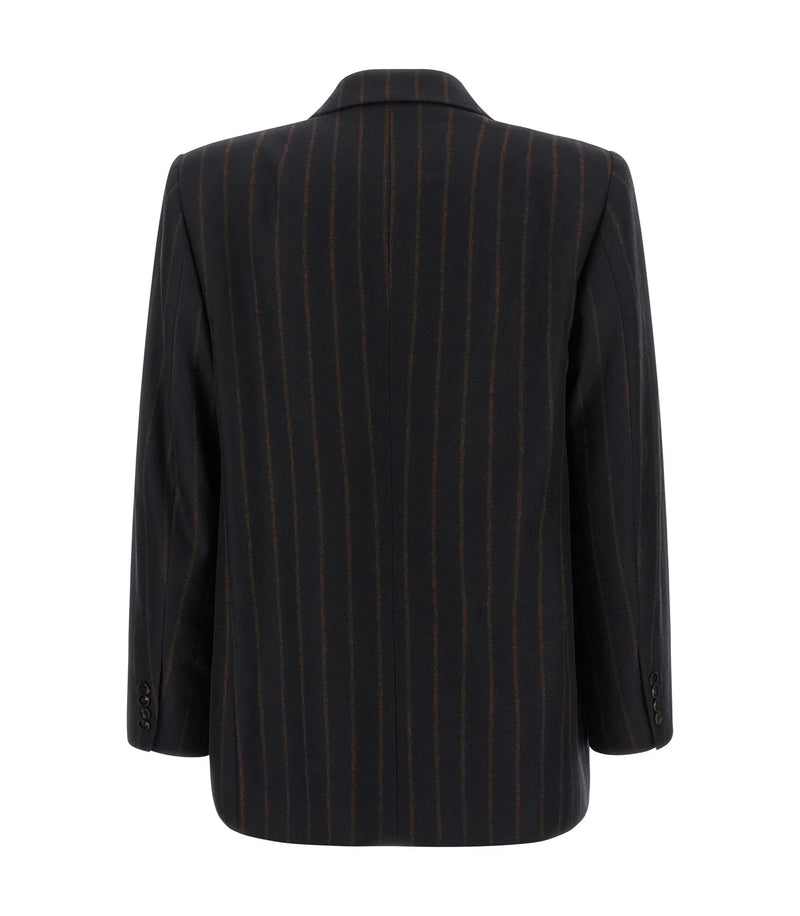 Alberto Biani Blazer in navy, Wool — view 2