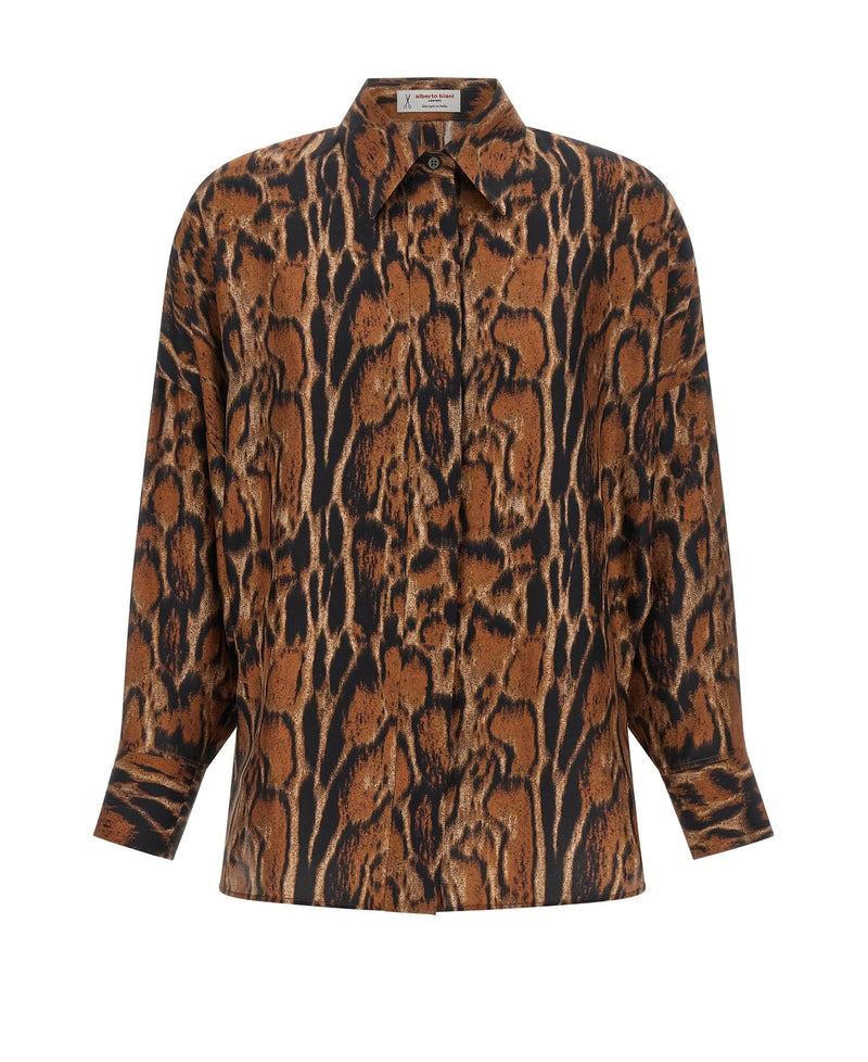 Alberto Biani Blouse in brown, Silk