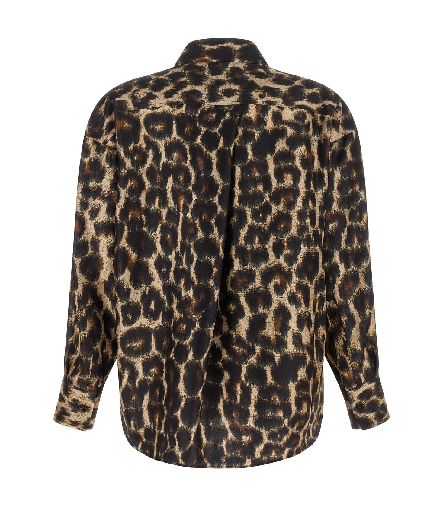 Alberto Biani Dress Shirt in brown, Silk — view 2