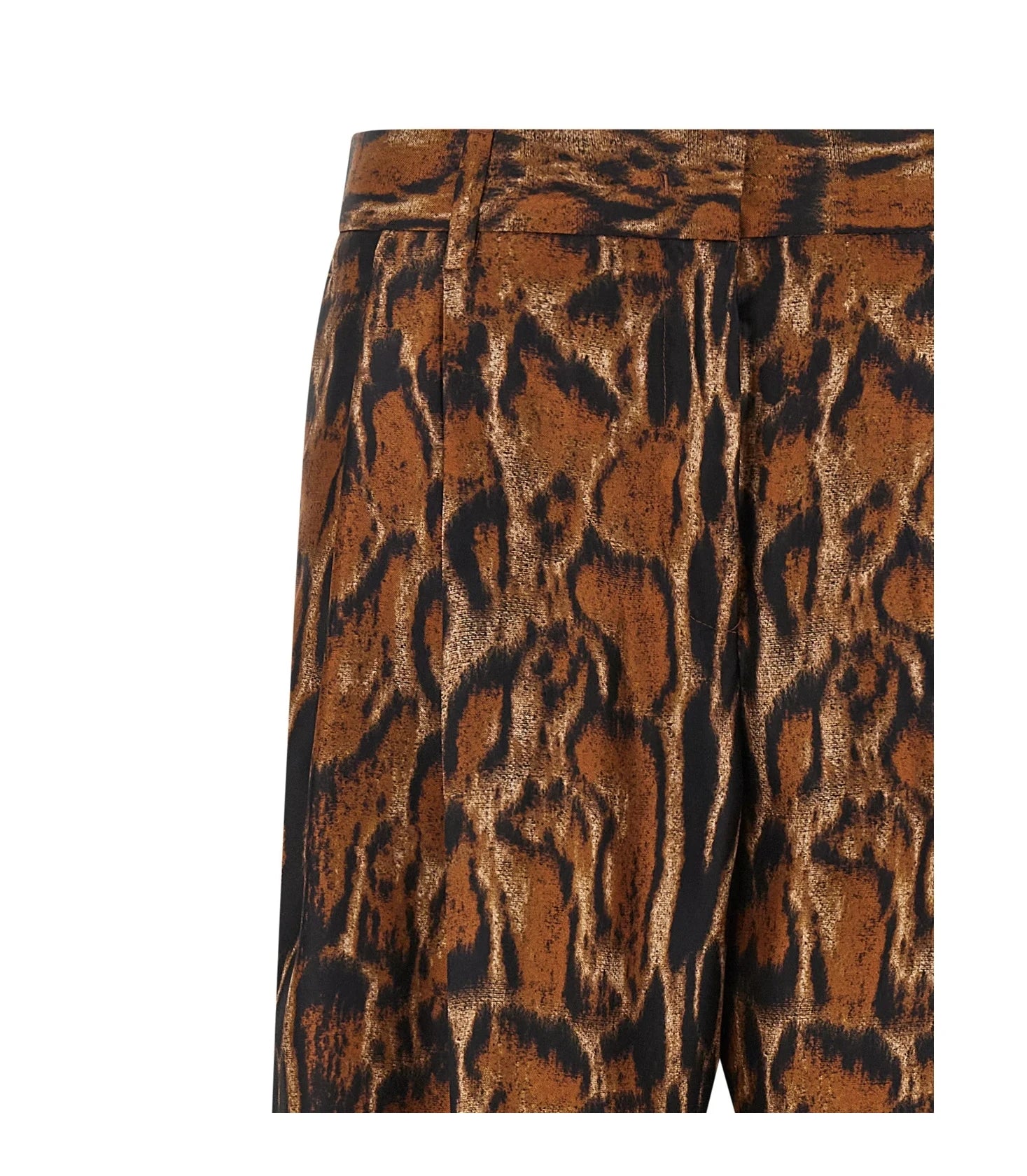 Alberto Biani Trouser in brown, Silk — view 3