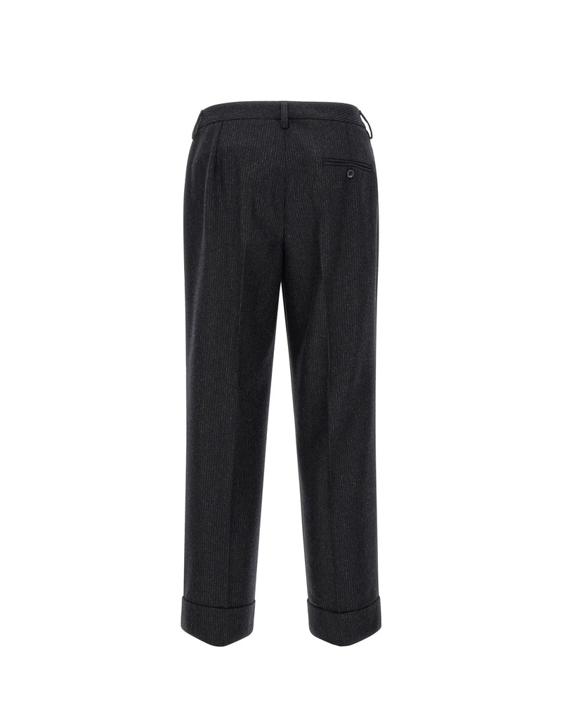 Alberto Biani Trouser in gray, Wool — view 2