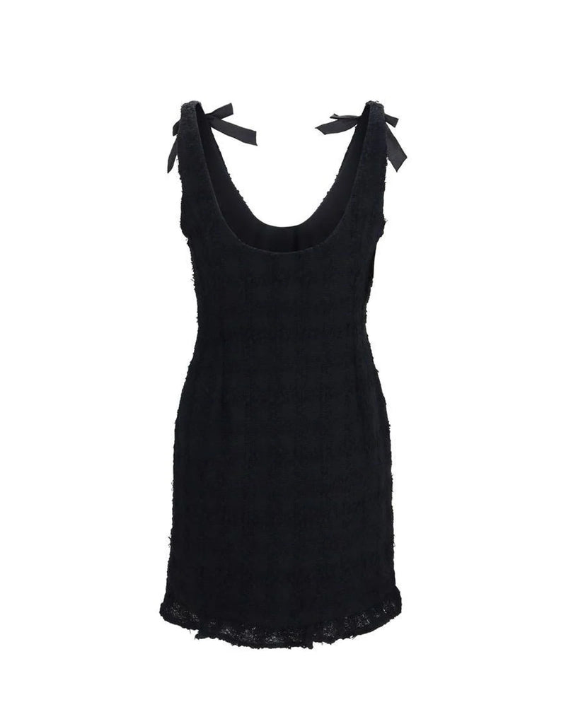 Alessandra Rich Dresse in black, Cotton — view 2
